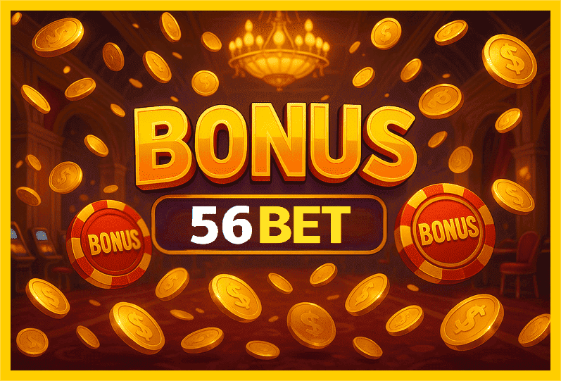 Imagem promovendo bônus 65BET com recompensas imperdíveis.